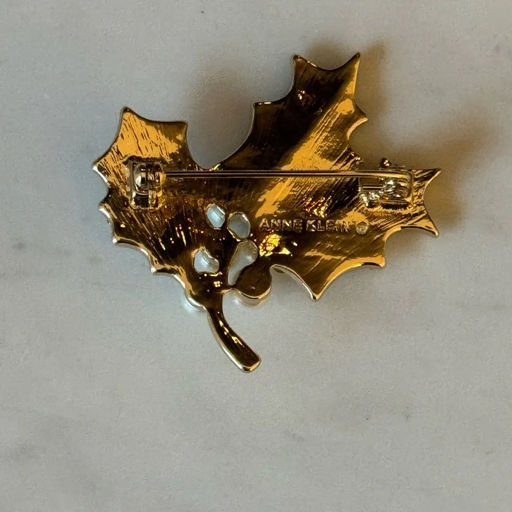 Anne Klein Holiday Brooch